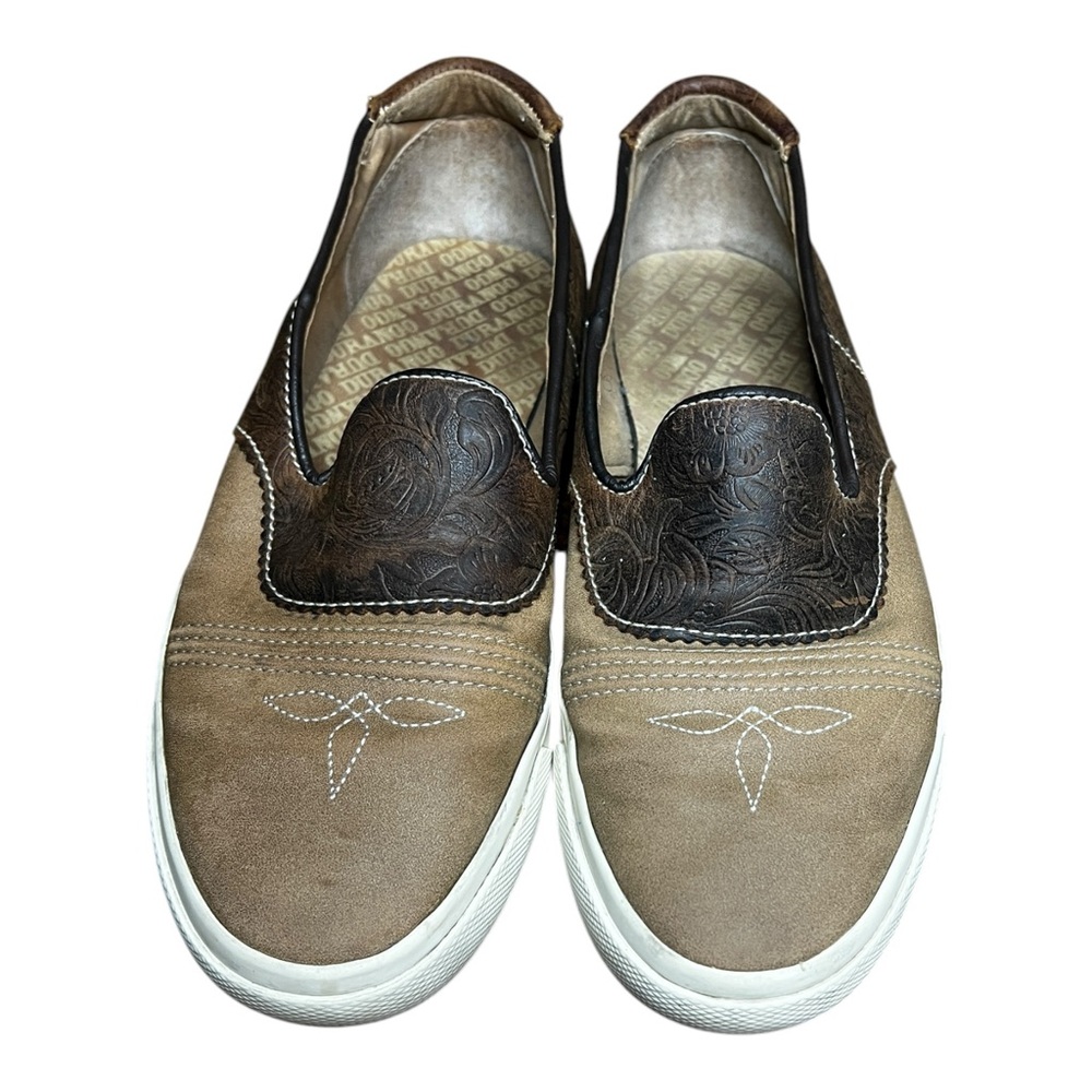 Durango Music City Women's SlipOn Saddle Sneakers Size 9 DRD0190 Tooled Leather